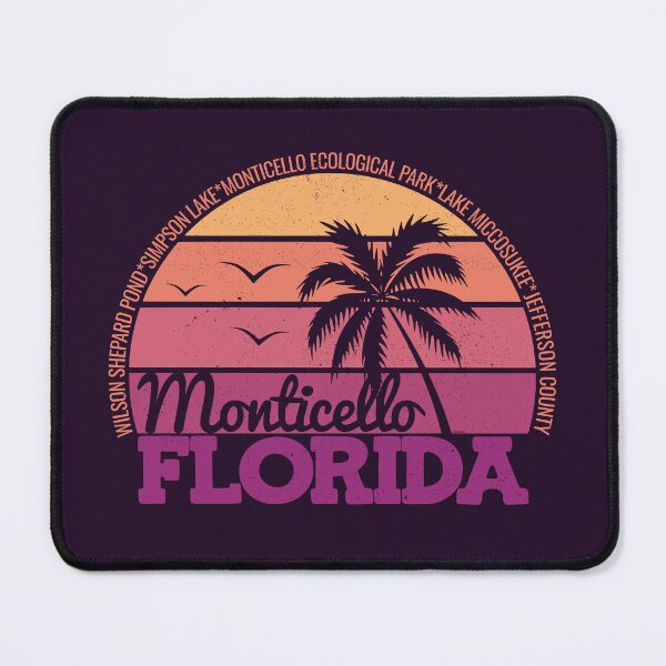 Item preview, Monticello Florida Retro Sunset Local Pride Logo designed and sold by CRHPOD20.