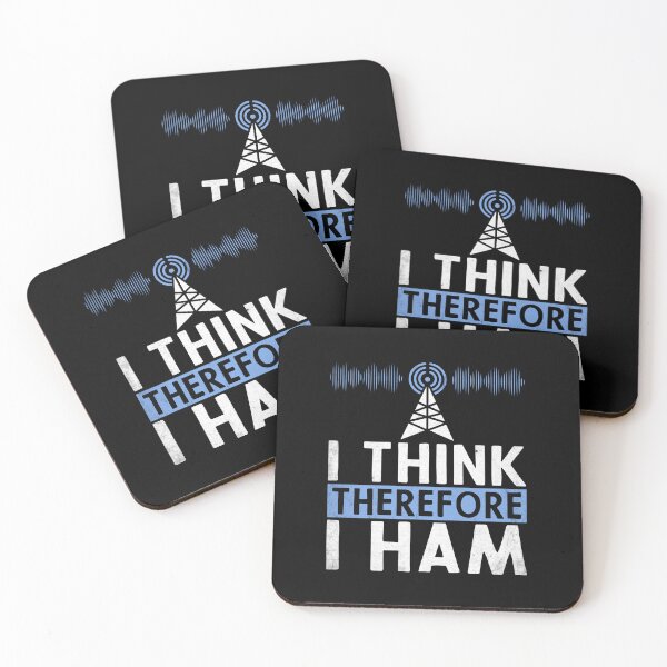Item preview, I Think Therefore I Ham - Ham Radio Amateur Radio Operator designed and sold by DexertimaArt.