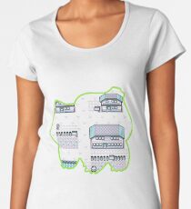 Grass Pallet Town Women's Premium T-Shirt