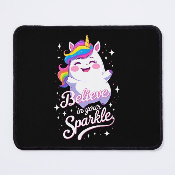 Item preview, Believe in Your Sparkle - Cute Unicorn designed and sold by BaisaStudio.