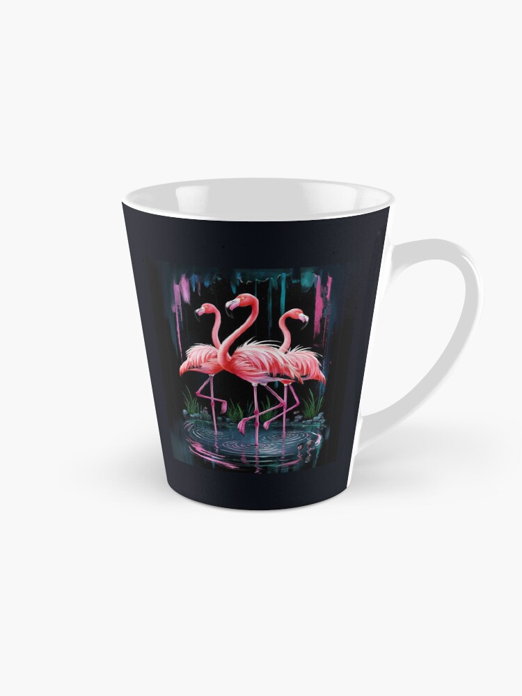 Thumbnail 1 of 4, Coffee Mug, Flamingos designed and sold by Patricks-Art.