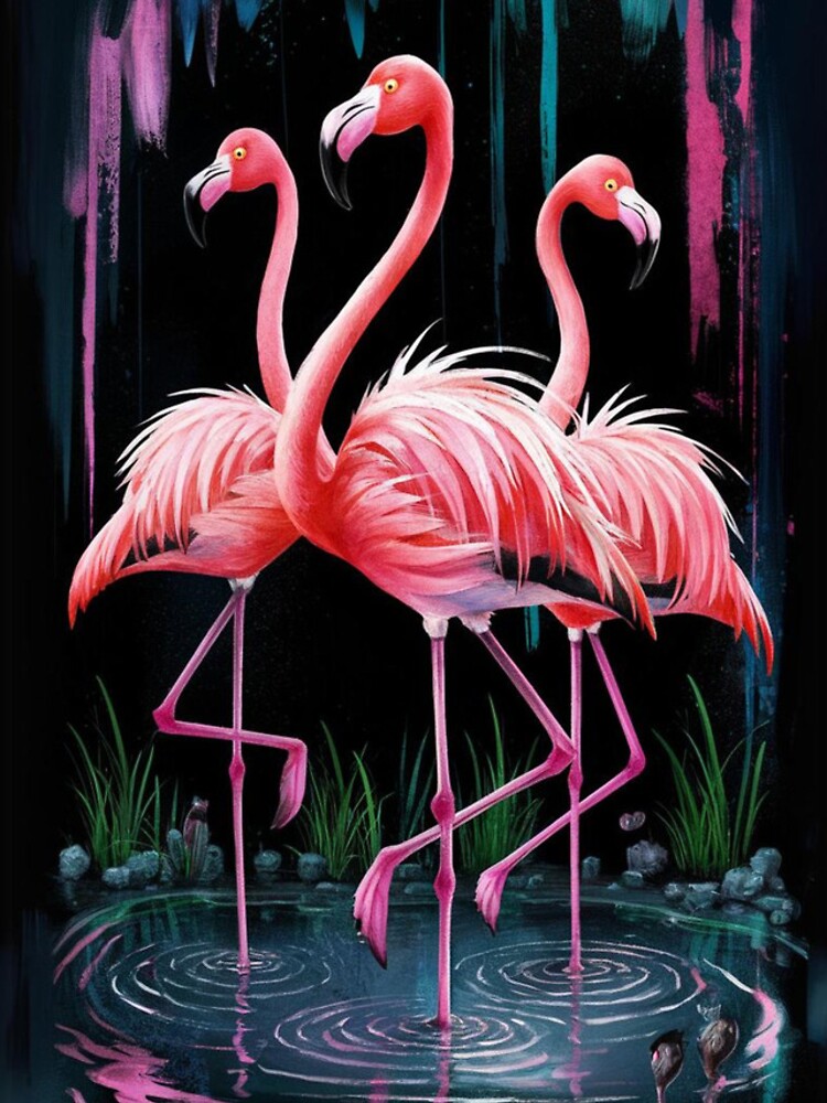 Thumbnail 4 of 4, iPhone Case, Flamingos designed and sold by Patricks-Art.