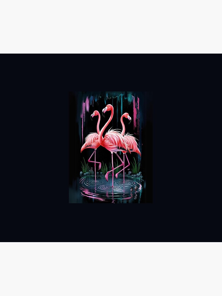 Thumbnail 3 of 3, Tapestry, Flamingos designed and sold by Patricks-Art.