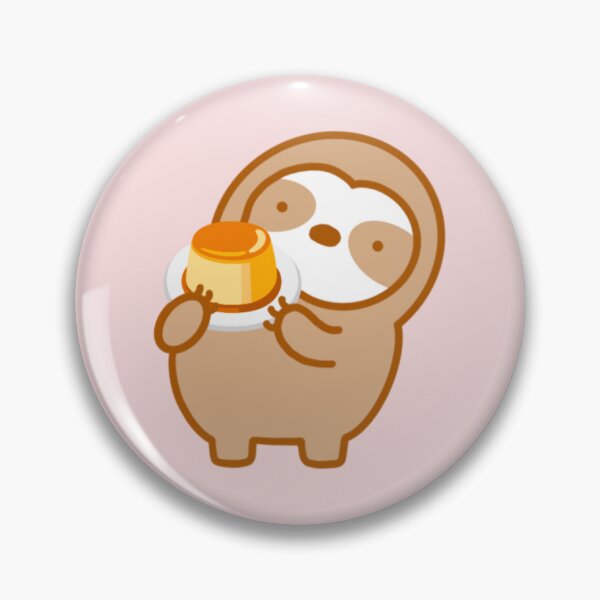 Item preview, Cute Flan Pudding Sloth  designed and sold by theslothinme.