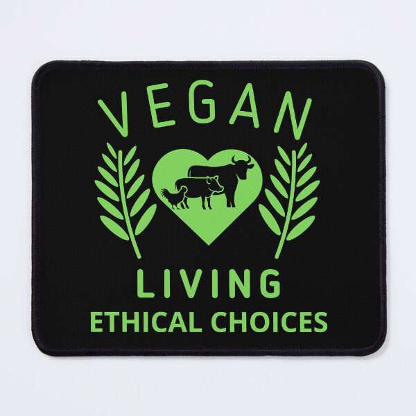 Item preview, vegan slogan designed and sold by MG-MagicGallery.