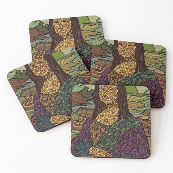 Item preview, Mona Lisa Abstract Desing designed and sold by abstractbykaren.