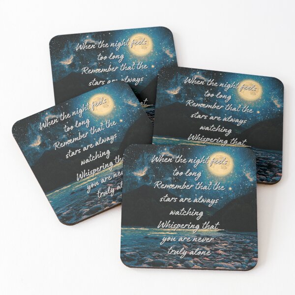 Item preview, When The Night Feels Too Long designed and sold by HappyHavenStu.
