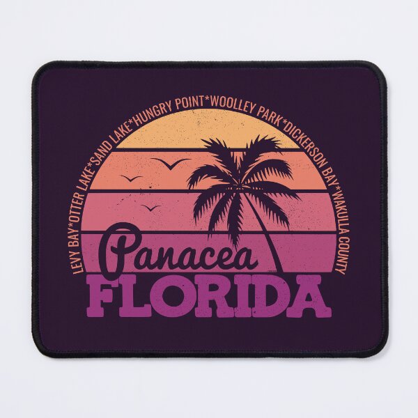 Item preview, Panacea Florida Retro Sunset Local Pride Logo designed and sold by CRHPOD20.