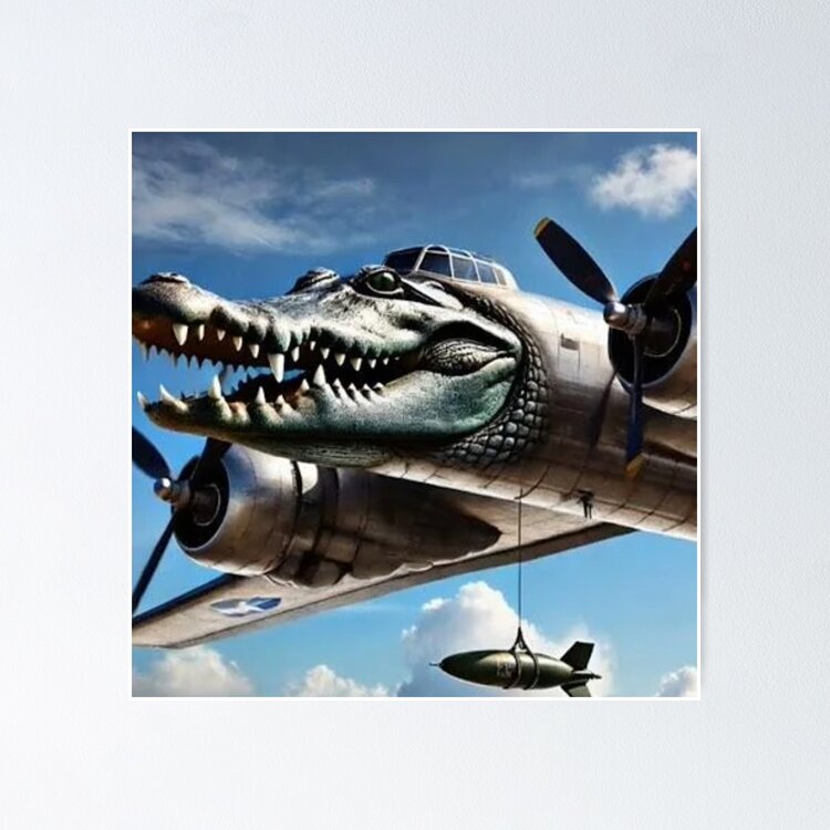 Bombardino crocodilo Sticker