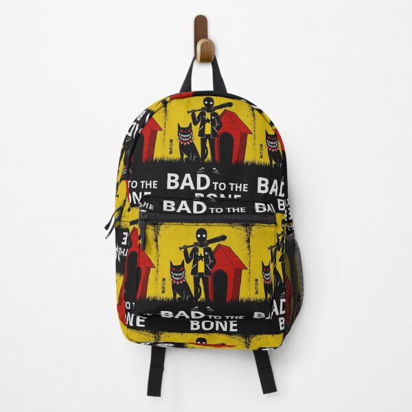 Item preview, Bad to the Bone: Masked Figure & Demon Dog Grunge Art designed and sold by IAPICTURE.