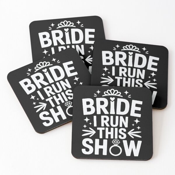 Item preview, Bride I Run This Show – Funny Wedding Party designed and sold by tmerchtrends.
