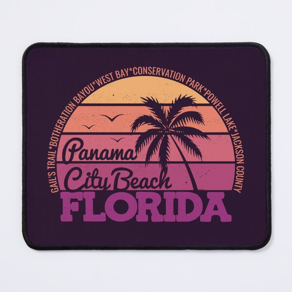 Item preview, Panama City Beach Florida Retro Sunset Local Pride Logo designed and sold by CRHPOD20.