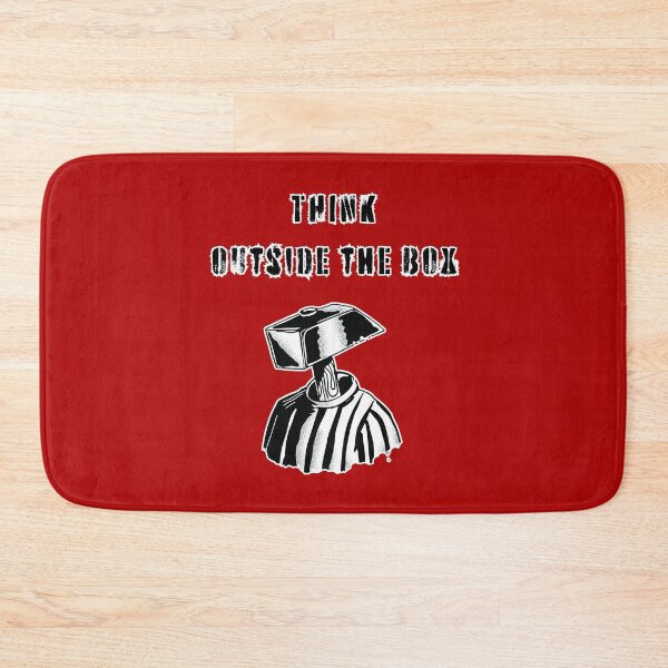 Item preview, Think outside the box, the hammer-head, black and white graphics designed and sold by silent-violin.