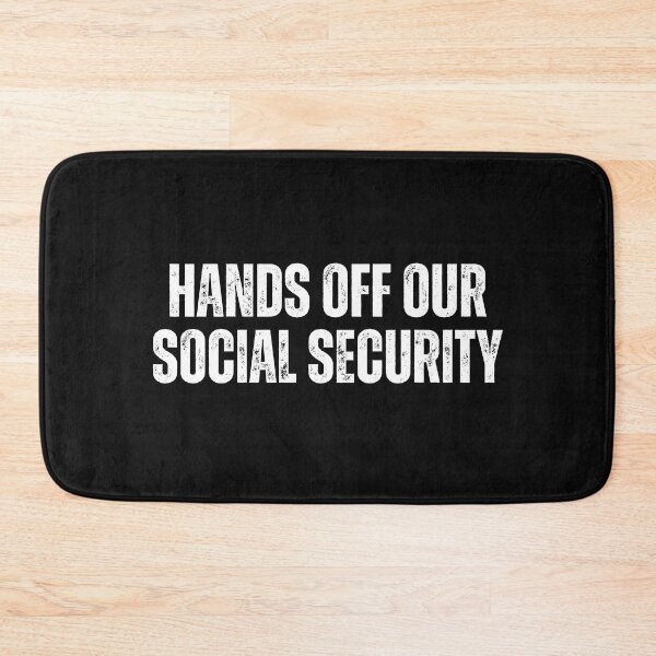 Item preview, Hands Off Our Social Security Protest Text Design designed and sold by EarthArtDesigns.