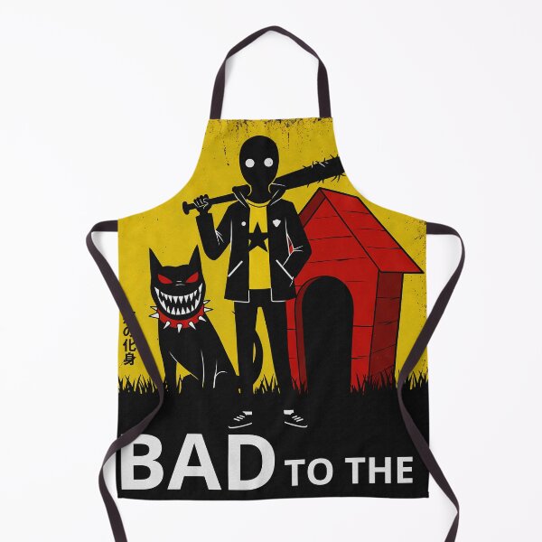 Item preview, Bad to the Bone: Masked Figure & Demon Dog Grunge Art designed and sold by IAPICTURE.