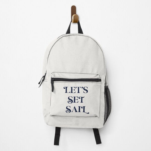 Item preview, Let’s Set Sail Navy Blue designed and sold by Stickers by @molllyclare.