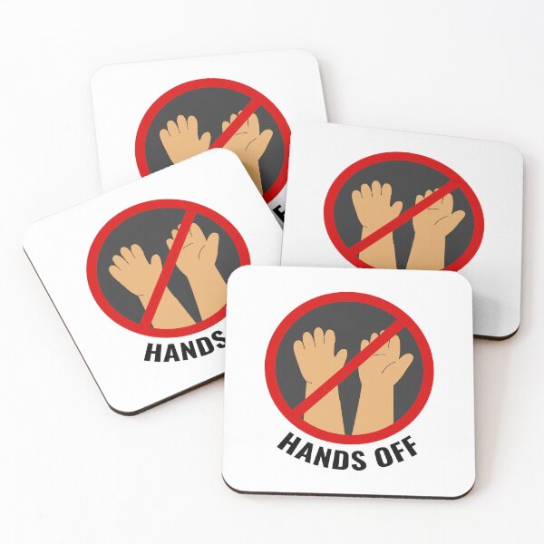 Item preview, Hands Off, Hands and Symbols of Ban designed and sold by CHERRY--SHOP.