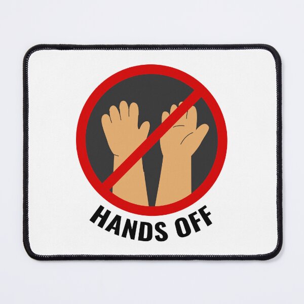 Item preview, Hands Off, Hands and Symbols of Ban designed and sold by CHERRY--SHOP.