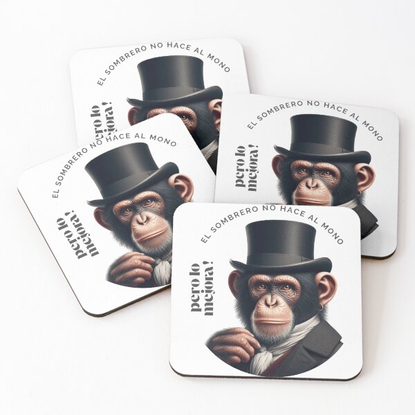 Item preview, MONKEY WITH HAT/ MONKEY/ MONKEY/ barber/ STYLE/urban STYLE/boss/dad designed and sold by SylviaVal.