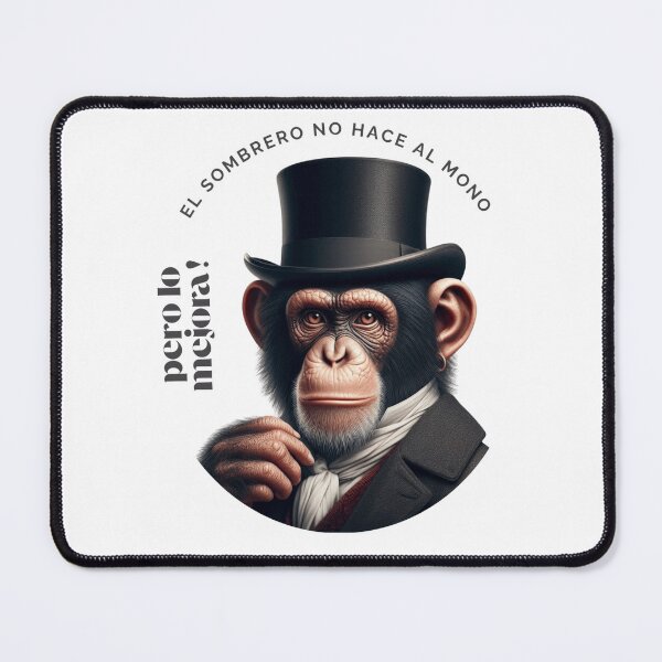 Item preview, MONKEY WITH HAT/ MONKEY/ MONKEY/ barber/ STYLE/urban STYLE/boss/dad designed and sold by SylviaVal.