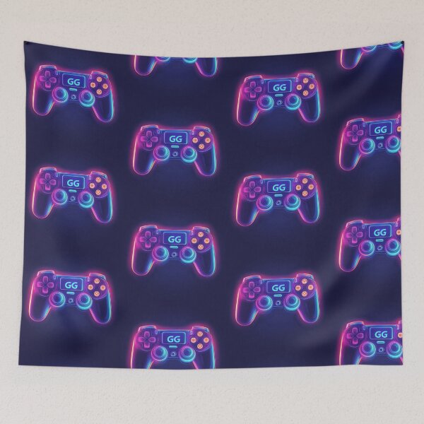 Item preview, Neon Controller: Vibrant Gamer GG designed and sold by OneMillionSpot.