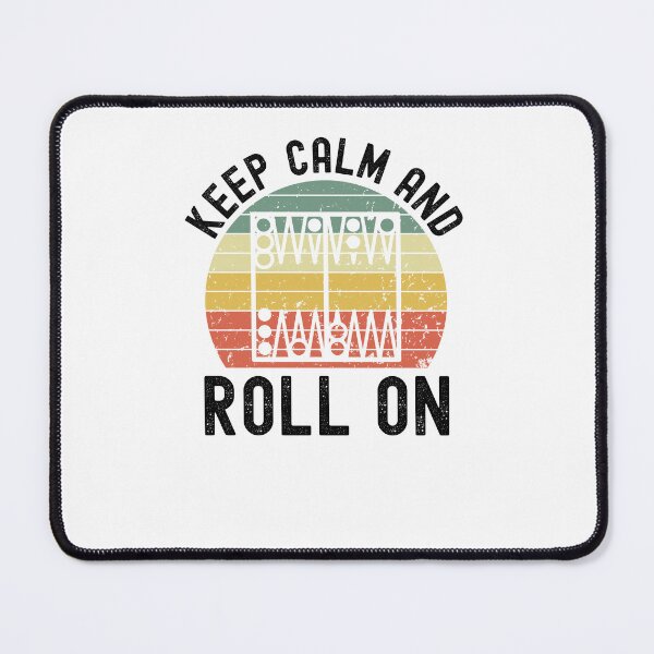 Item preview, Keep calm and roll on Funny Backgammon retro designed and sold by snowry.