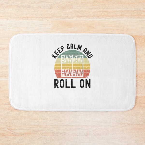 Item preview, Keep calm and roll on Funny Backgammon retro designed and sold by snowry.