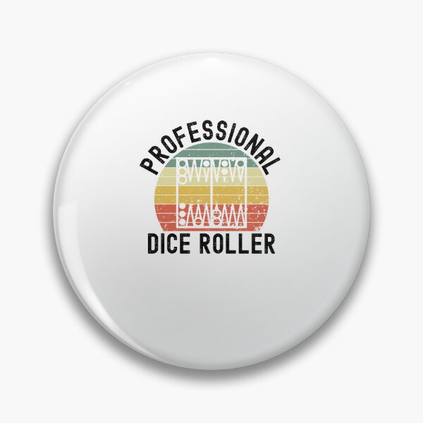 Item preview, Professional Dice Roller Funny Backgammon retro designed and sold by snowry.