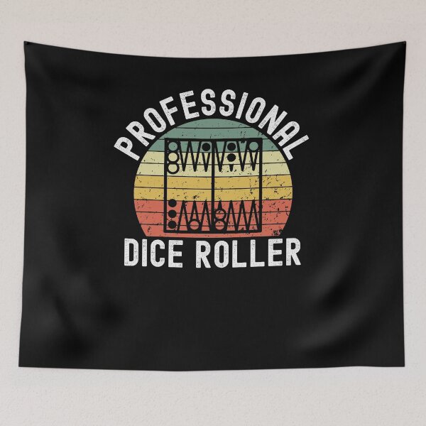 Item preview, Professional Dice Roller Funny Backgammon joke retro designed and sold by snowry.