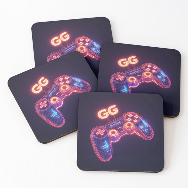 Item preview, 3D Neon Controller: Gamer Legend GG designed and sold by OneMillionSpot.