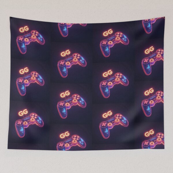 Item preview, 3D Neon Controller: Gamer Legend GG designed and sold by OneMillionSpot.