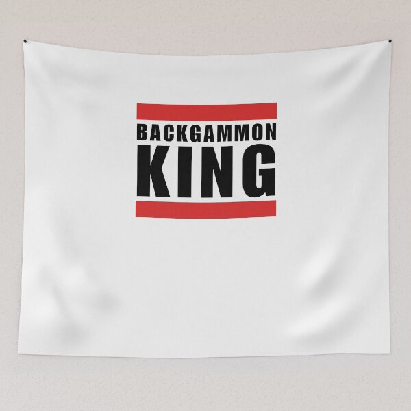 Item preview, Backgammon King Funny Backgammon joke retro designed and sold by snowry.