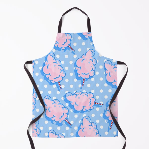 Item preview, sweet cotton candy blue dots designed and sold by Gossip Rag.