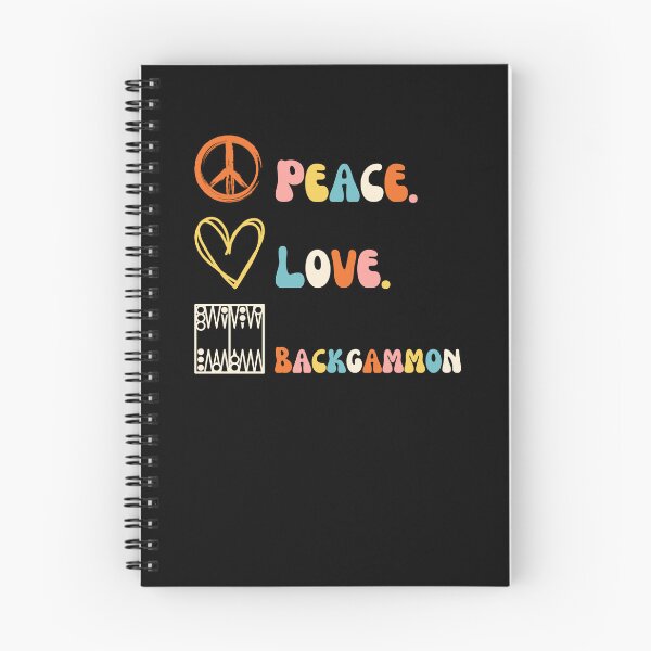 Item preview, Peace. Love. Backgammon. Funny Backgammon joke retro designed and sold by snowry.