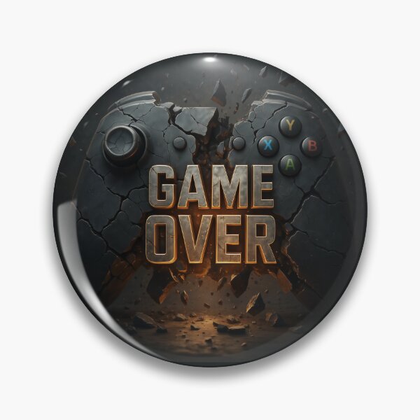 Item preview, Controller Destroyed: Game Over Epic designed and sold by OneMillionSpot.
