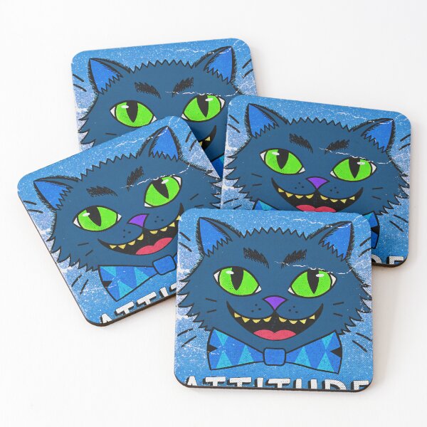 Item preview, Fancy Cat with Attitude: Blue Fur & Green Eyes Art designed and sold by IAPICTURE.