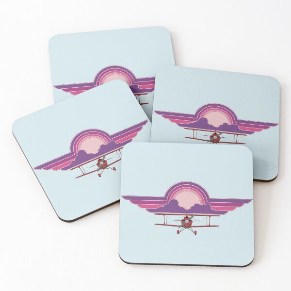 Item preview, Pitts Biplane Sunset Sky Pilot Wings Aviation Design designed and sold by skye-studio.