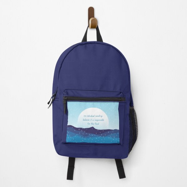 Item preview, No Individual Raindrop Feels Responsible for the Flood designed and sold by EJVisuals.