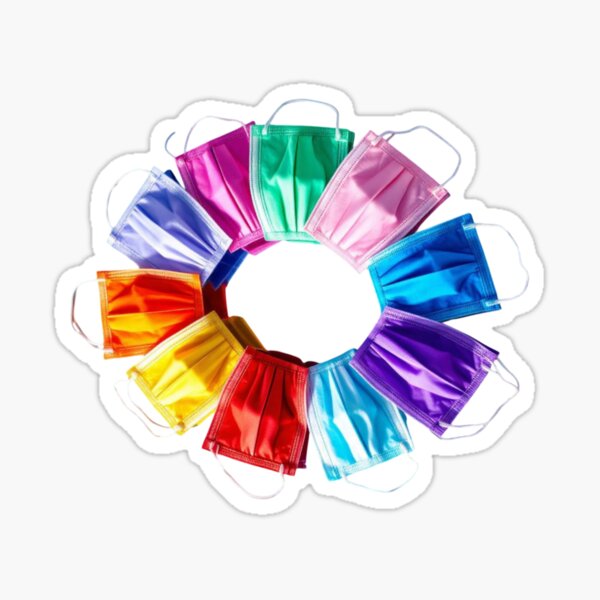 Item preview, Colourful medical mask , nurses day, hospital  designed and sold by KseniaUAart.