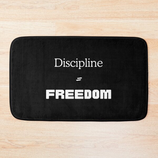 Item preview, Discipline = Freedom Motivational design designed and sold by Naquo.