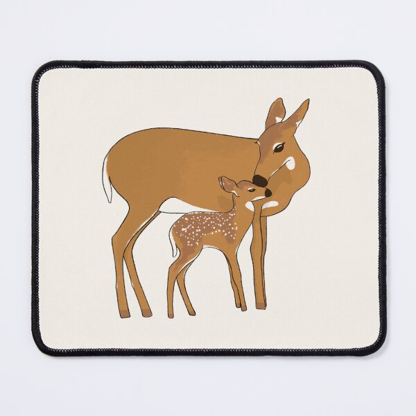 Item preview, Mother & Fawn Deer Doodle designed and sold by Mayfully.