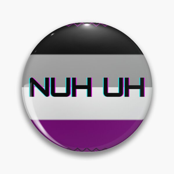 Item preview, Ace flag "nuh uh" designed and sold by spaghettihoops7.
