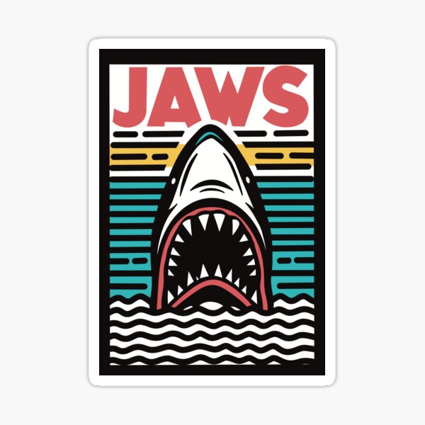 Item preview, Jaws Modern Art designed and sold by ChunkByChunk.
