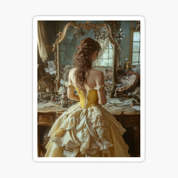 Item preview, Belle’s Mirror designed and sold by Jaspersdigitalart.