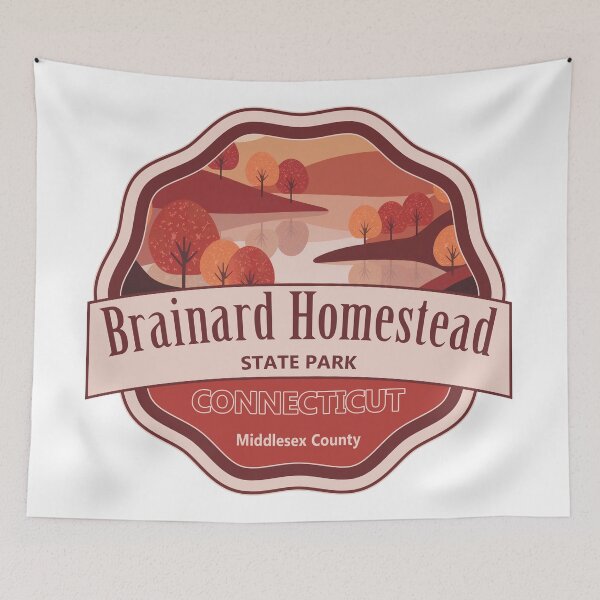 Item preview, Brainard Homestead State Park Middlesex County Connecticut designed and sold by Wanderful-roads.