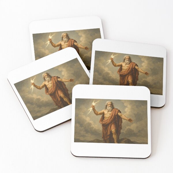 Item preview, Majestic Zeus: God of Thunder and Lightning designed and sold by AdisKucius.