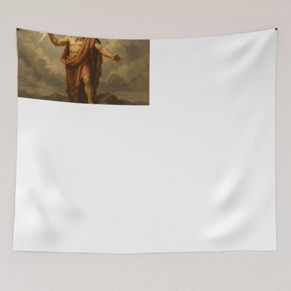 Item preview, Majestic Zeus: God of Thunder and Lightning designed and sold by AdisKucius.