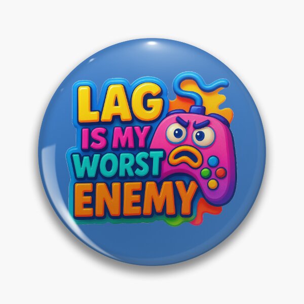 Item preview, Gaming without lag – humorous design designed and sold by Girih.