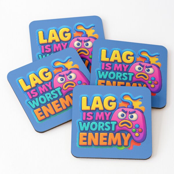 Item preview, Gaming without lag – humorous design designed and sold by Girih.