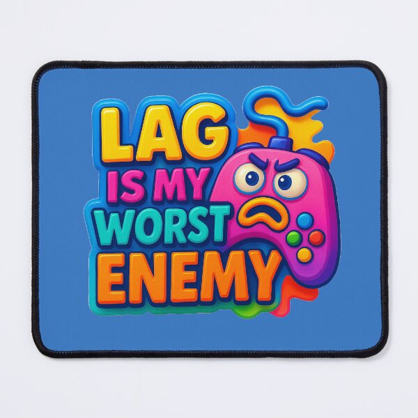 Item preview, Gaming without lag – humorous design designed and sold by Girih.